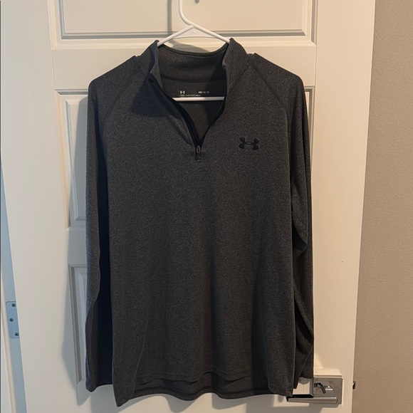 Under Armour Gray Quarter-Zip - Picture 1 of 3